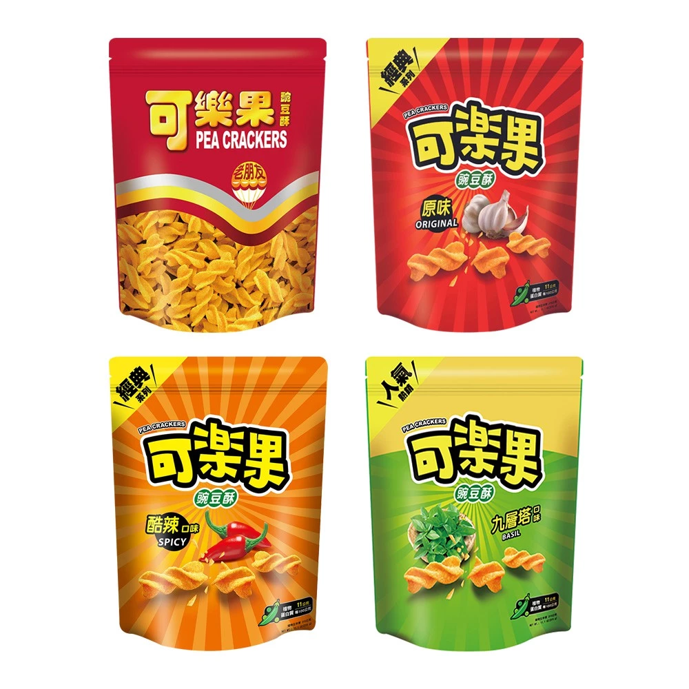 聯華食品 可樂果 豌豆酥 315g 古早味/原味/酷辣/九層塔 夾鏈袋包 零食