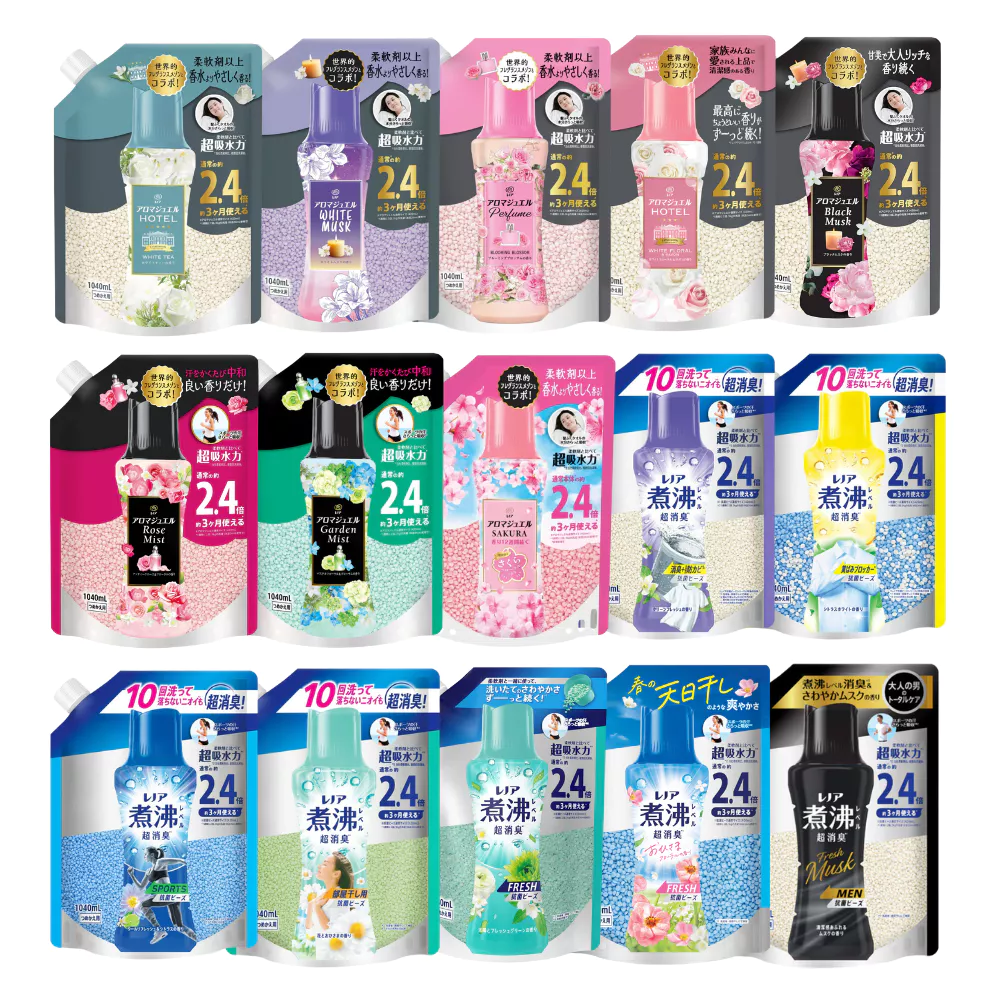【蝦皮直營】日本 P&G 蘭諾 Lenor 芳香豆 香香粒 補充包 洗衣香香豆1040ml 衣物香氛