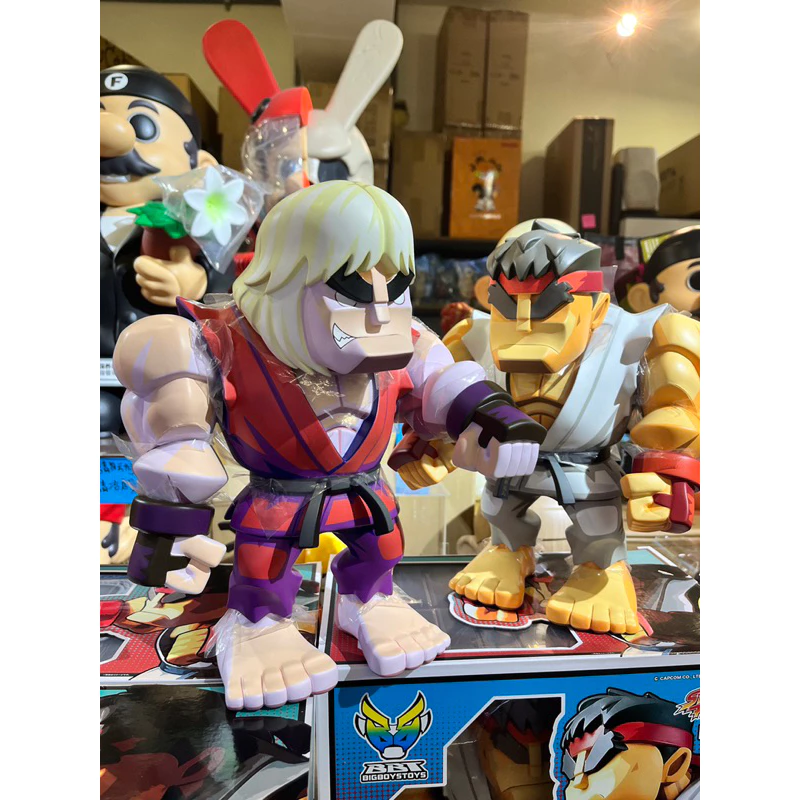 奧司玩具 現貨 Capcom 正版授權 Bigboystoys街頭霸王- Bulkyz Ryu 隆 快打旋風