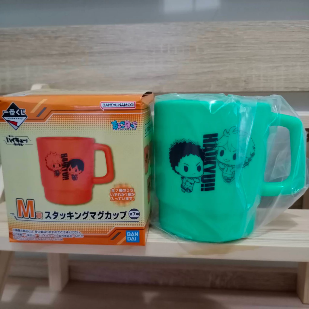 【現貨】中古 排球少年一番賞 D賞 及川徹 插畫板 M賞 及川&岩泉 杯子 日版