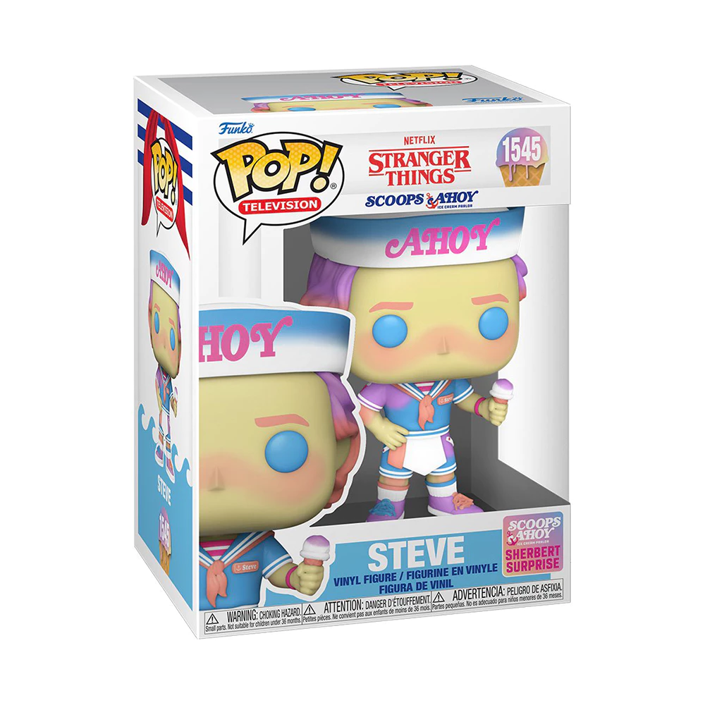 FUNKO POP TV: 怪奇物語- Steve(Scoops Ahoy限定)